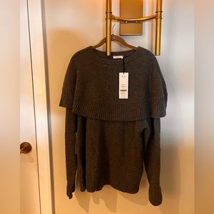 Chloe Dark Gray Crew Neck Sweater
